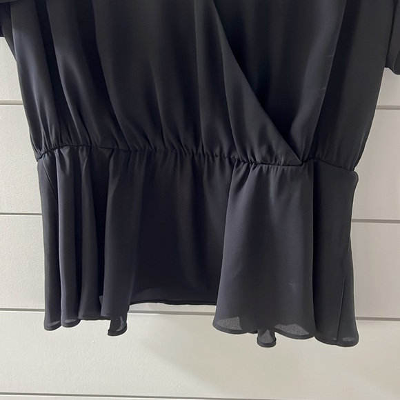 NWOT INC black blouse. Size S. - Picture 3 of 6